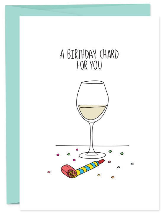Birthday Chard Greeting Card