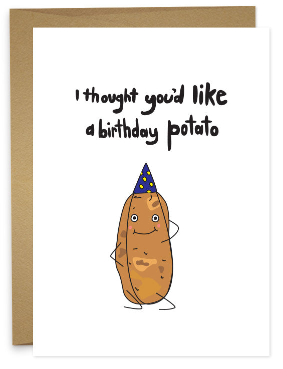 Birthday Potato Greeting Card
