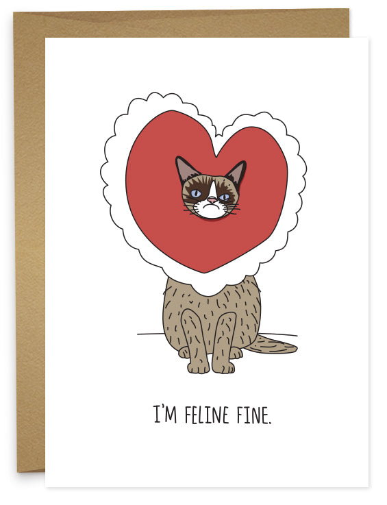I'm Feline Fine Greeting Card