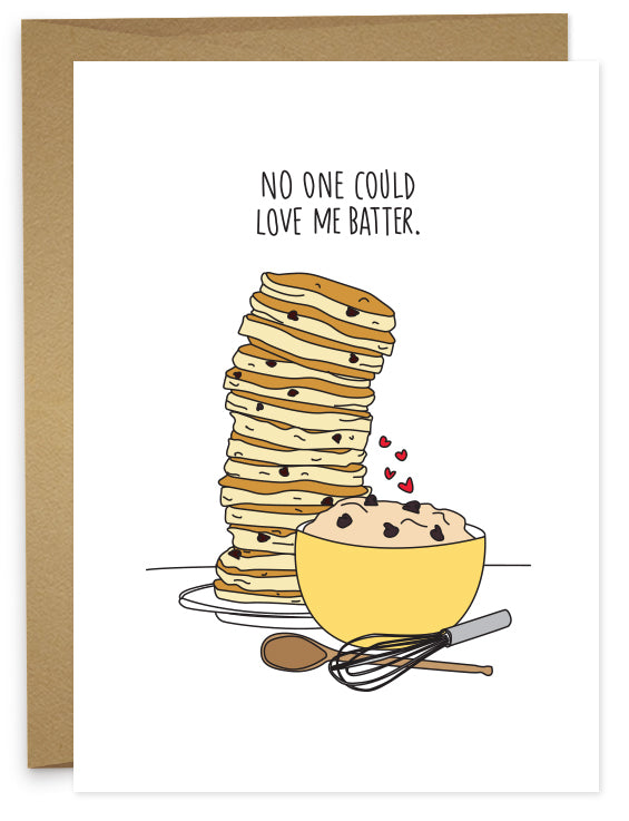 Love Me Batter Greeting Card