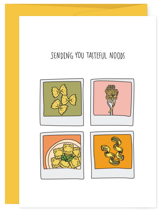 Tasteful Noods Greeting Card