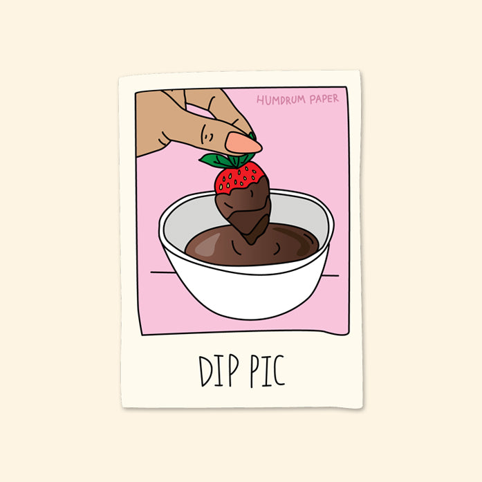 Dip Pic Chocolate Sticker
