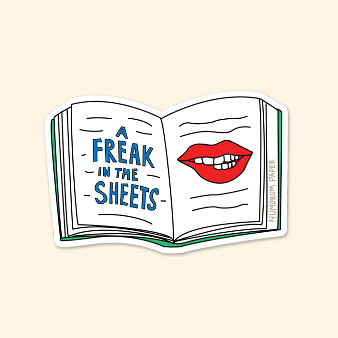 Freak in the Sheets - Book Sticker