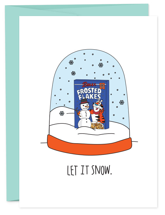Let it Snow - Frosted Flakes Card