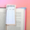 Library Card Bookmark