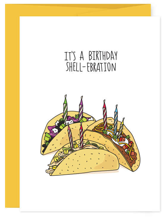 Birthday Shell-ebration Card