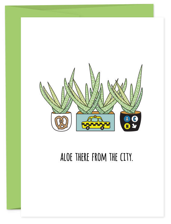 Aloe There From NYC Card