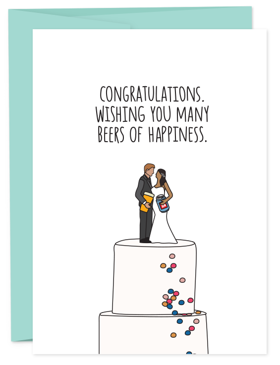 Congrats - Beers of Happiness Card