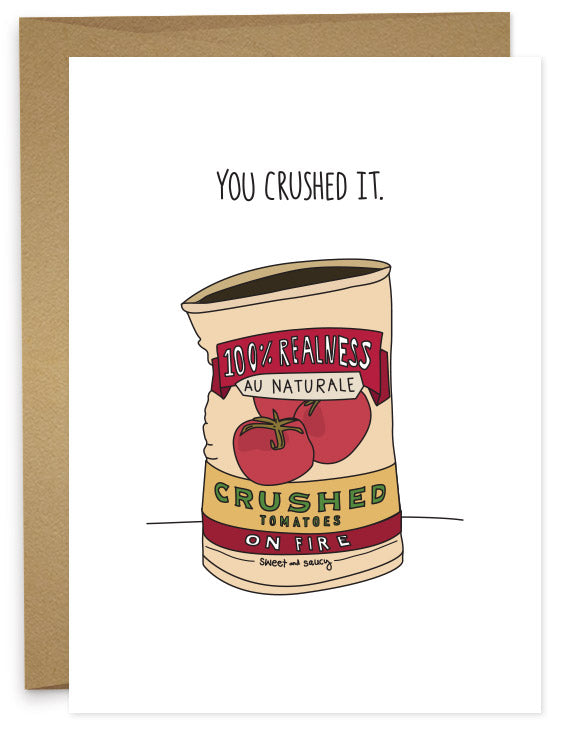 Crushed It Card