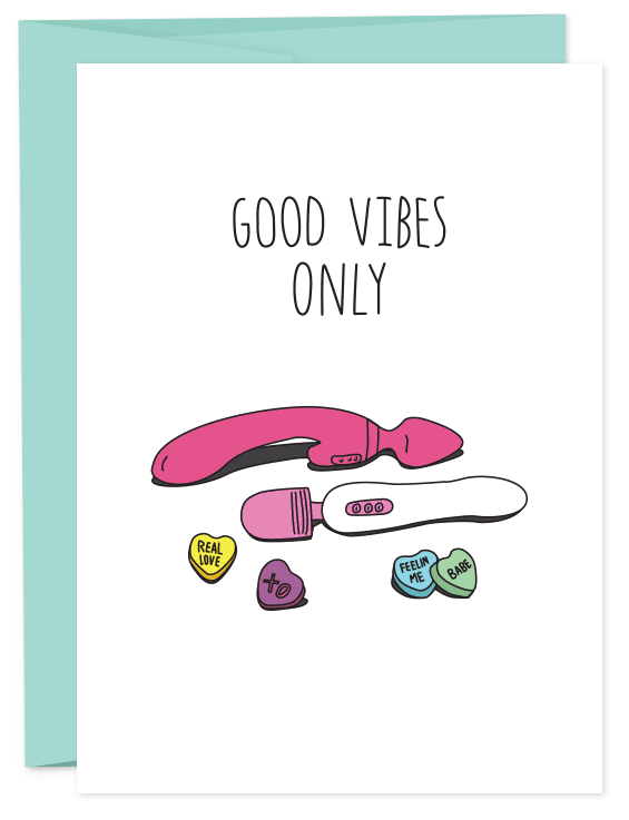 Good Vibes Only Card