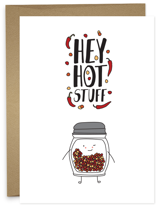 Hey Hot Stuff Card