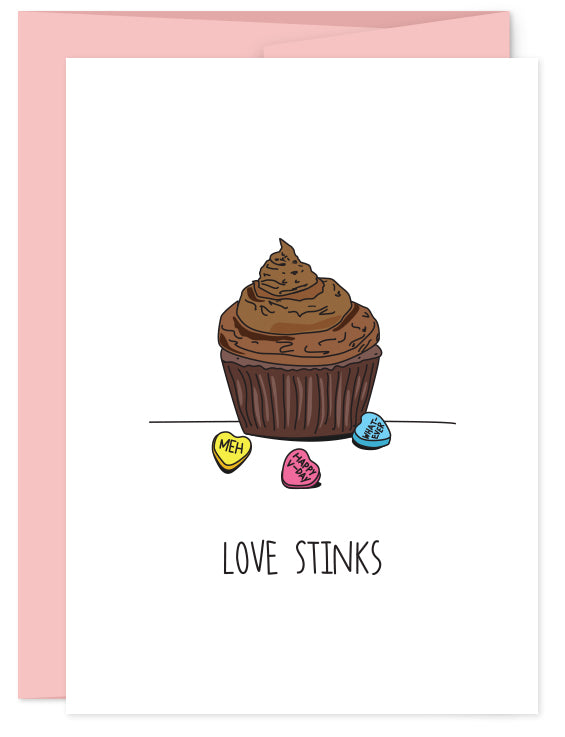 Love Stinks Card