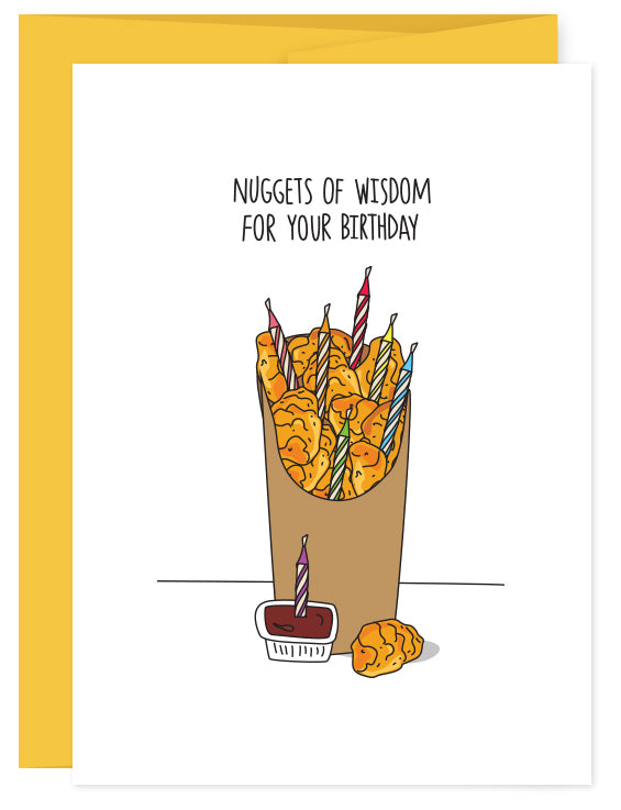 Bday Nuggets of Wisdom Card