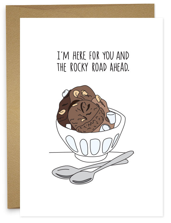Rocky Road Ahead Card