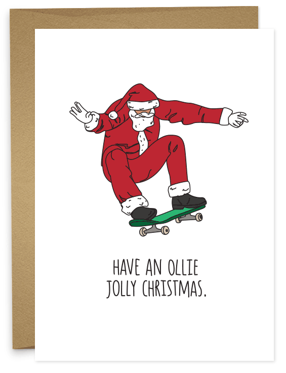 Ollie Jolly Christmas Card