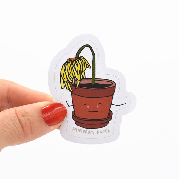 Another Sad Plant Sticker