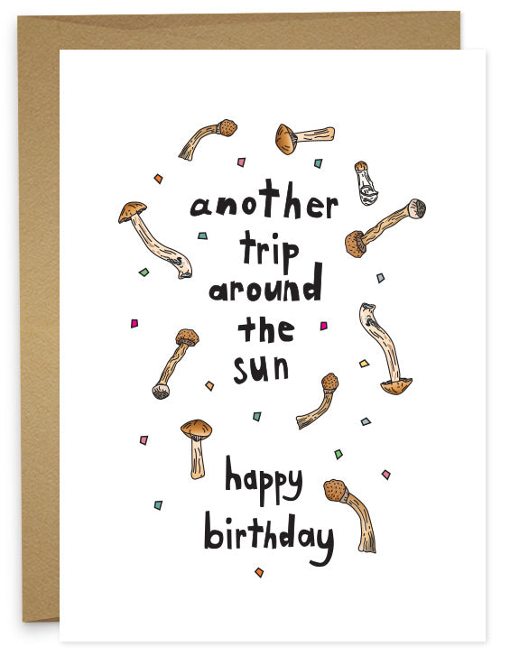 Birthday Trip Around Sun Card