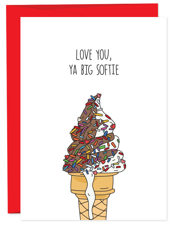 Big Softie Greeting Card