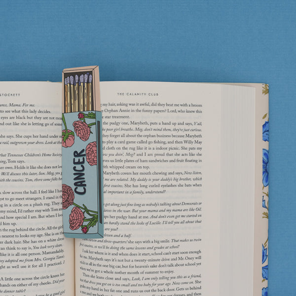 Cancer Zodiac Matchbox Die Cut Bookmark
