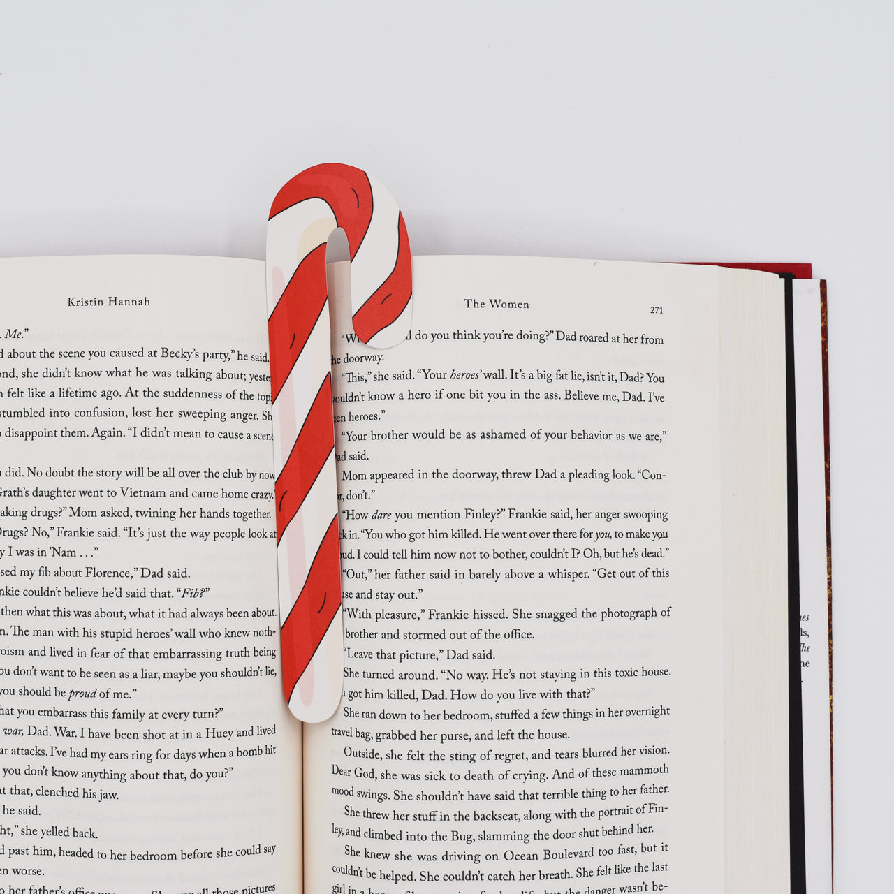 Candy Cane Bookmark