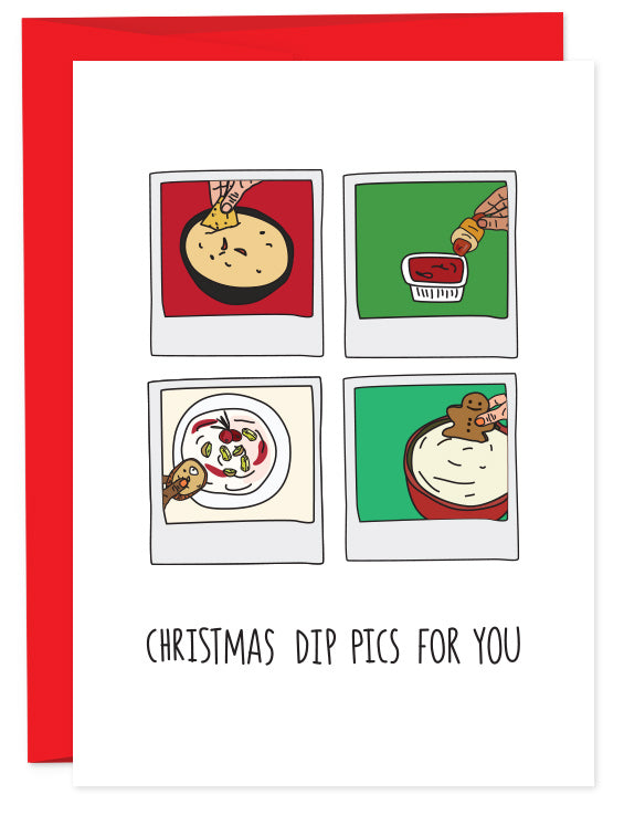 Christmas Dip Pics Greeting Card