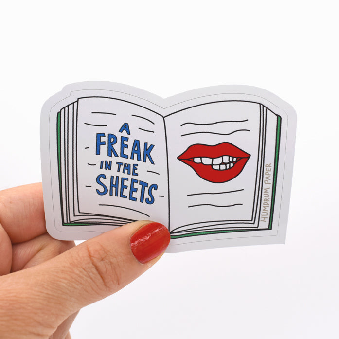 Freak in the Sheets - Book Sticker