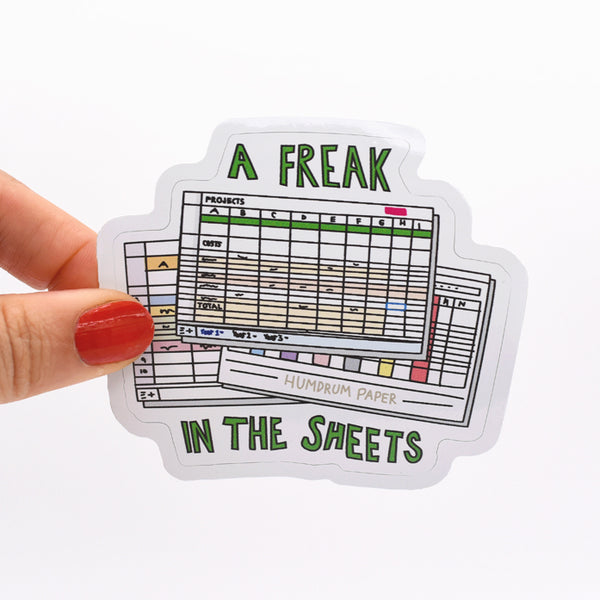 Freak in the Sheets - Excel Sticker