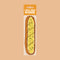 Garlic Bread Die Cut Bookmark