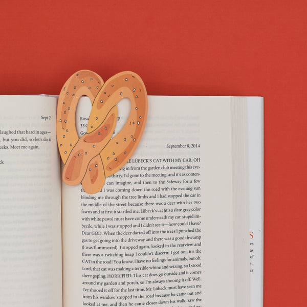 Hot Pretzel Bookmark