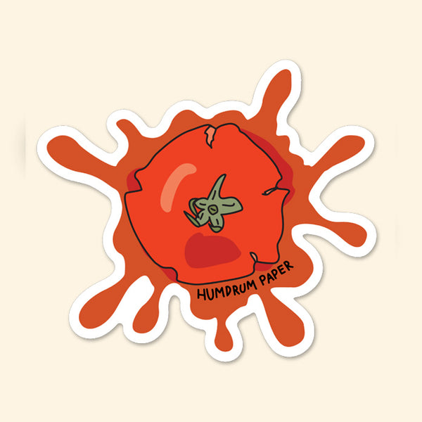 Tomato Splat Sticker