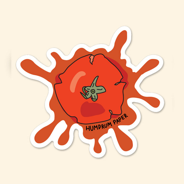 Tomato Splat Sticker
