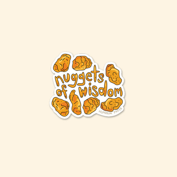Nuggets of Wisdom Sticker