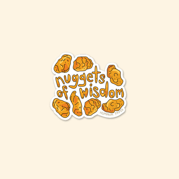 Nuggets of Wisdom Sticker