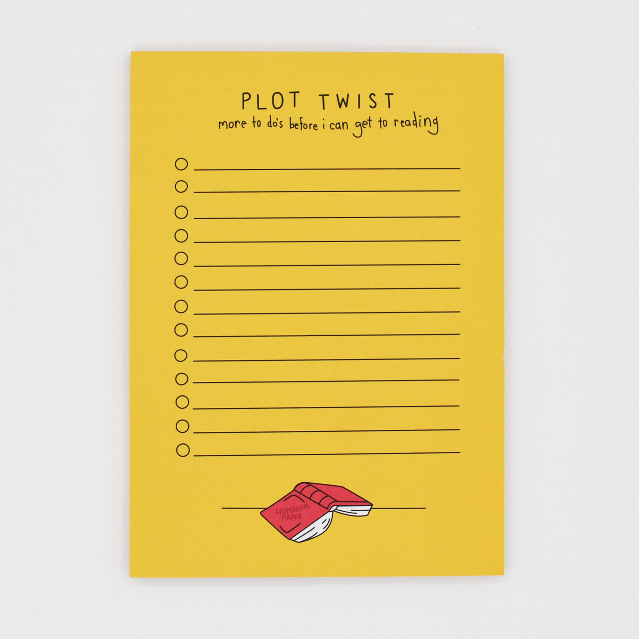 Plot Note Pad Plot Twist Notepad – Humdrum Paper