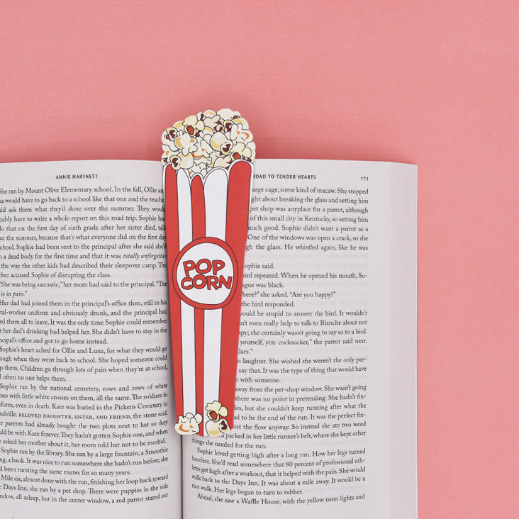 Popcorn Die Cut Bookmark