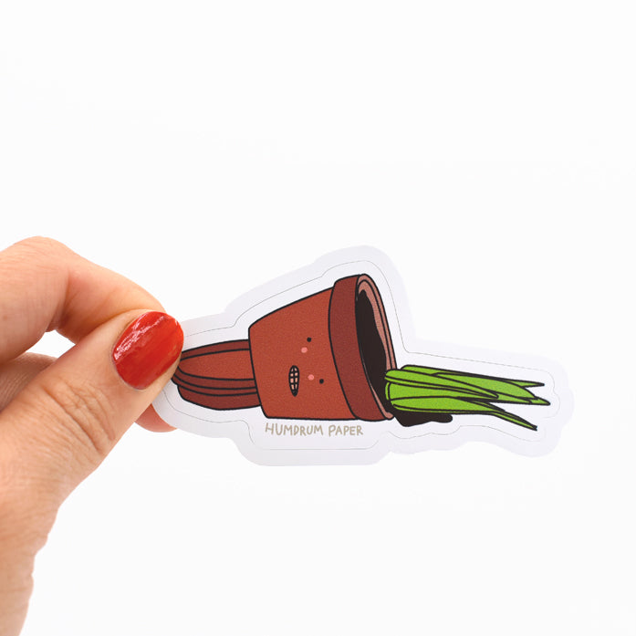 Sad Plant Sticker