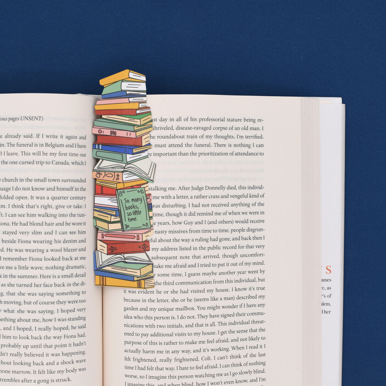 Stack of Books Bookmark
