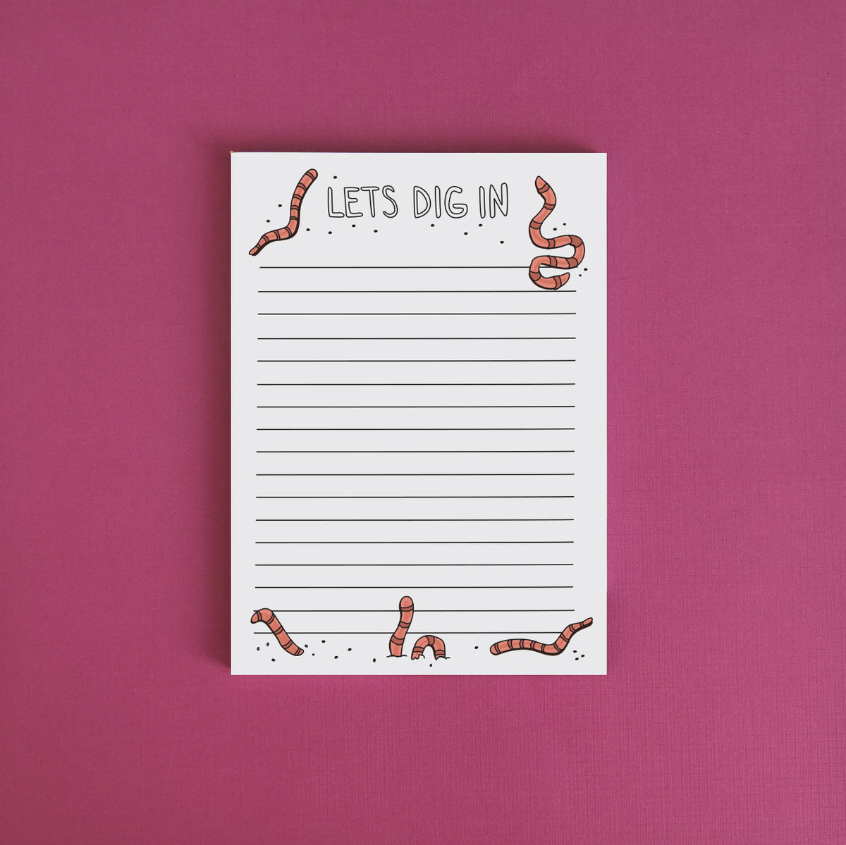 Let’s Dig In Notepad – Humdrum Paper