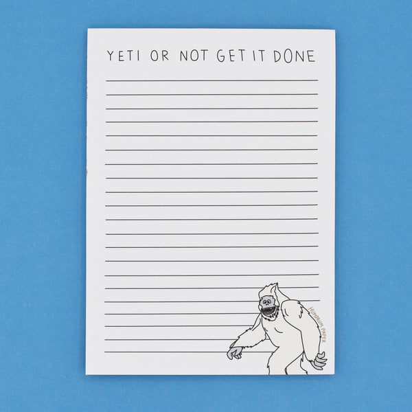 Yeti Or Not Notepad