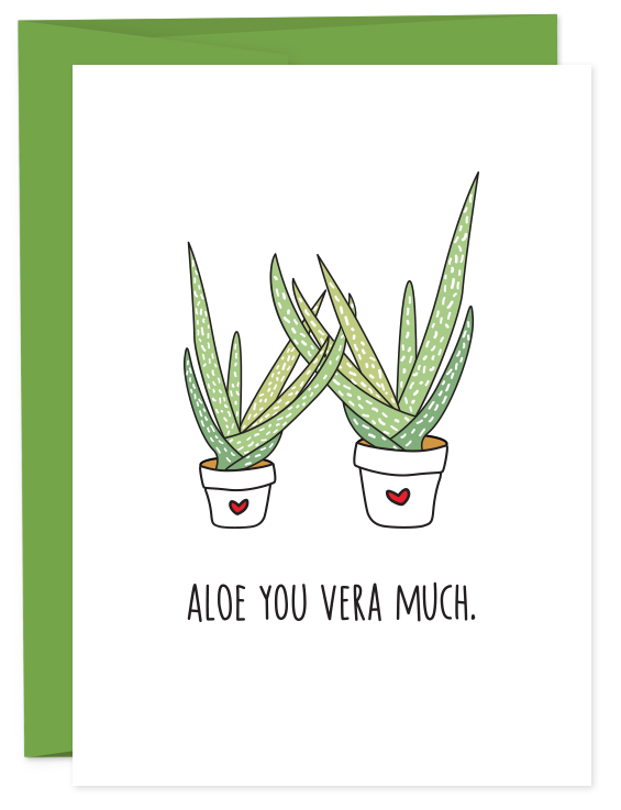 Aloe You Vera Much Card