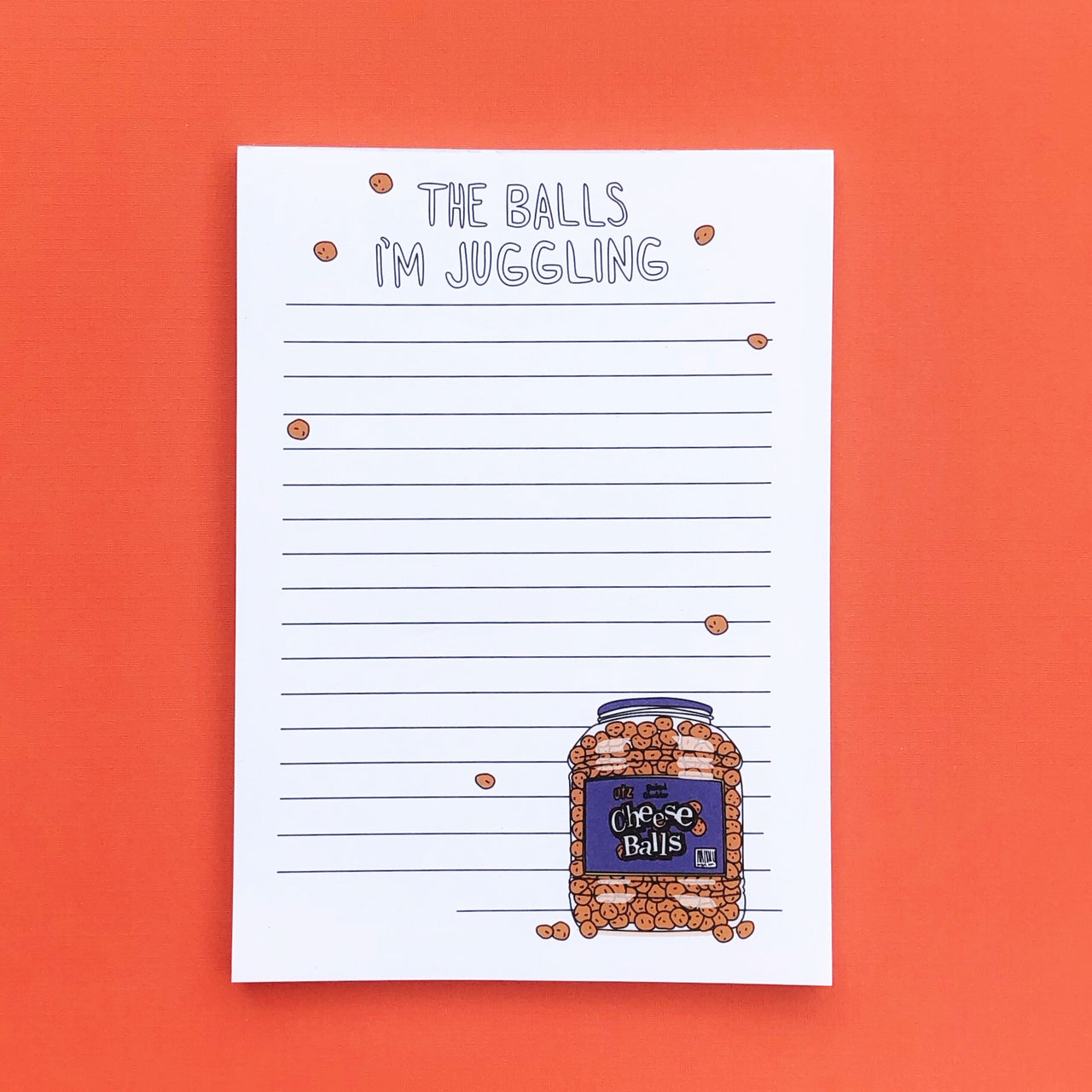 All the Balls I'm Juggling Notepad