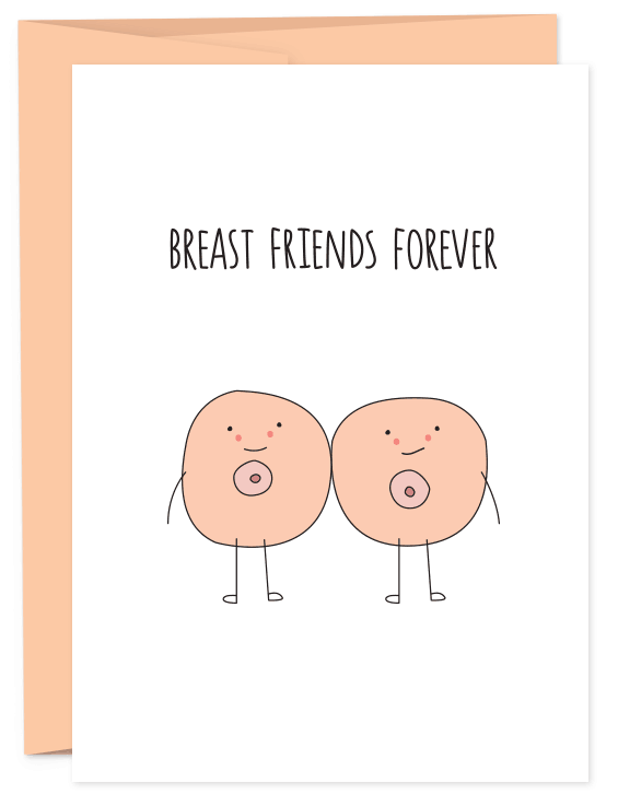 Breast Friends Forever Card