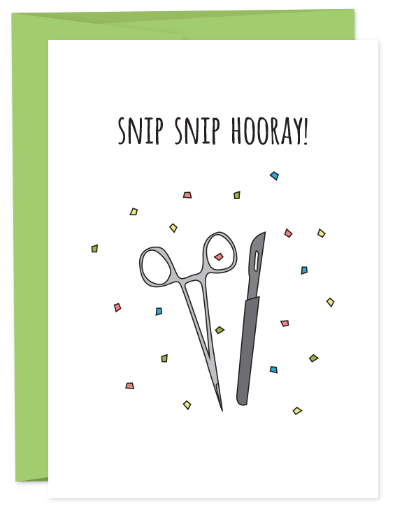 Snip Snip Hooray Card