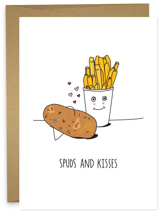Spuds and Kisses Card